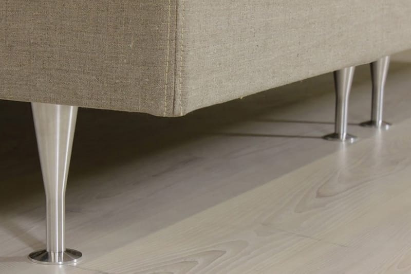 Ställbar Säng Doze 90x200 Medium Linonso - Beige - Möbler - Säng - Ställbar säng