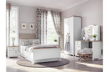 Storys Möbelset För Sovrum - Vit - Möbler - Säng - Möbelset för sovrum