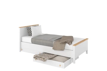 Storys Sängram 200x90 cm - Beige/Grå - Möbler - Säng - Sängram & sängstomme