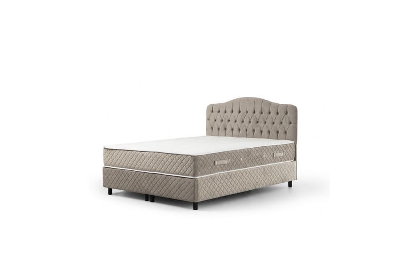 Subash Komplett Sängpaket 140x200 cm - Beige - Möbler - Säng - Komplett sängpaket