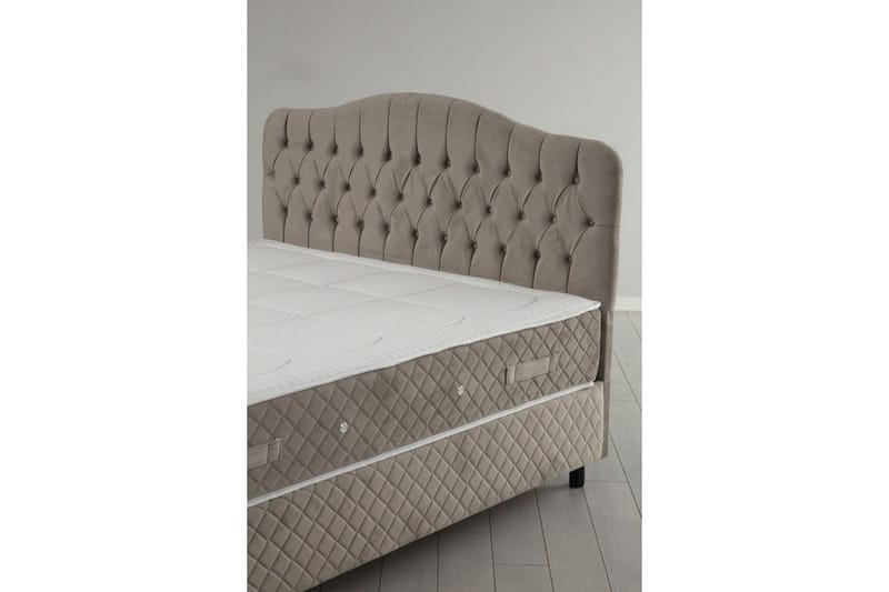 Subash Komplett Sängpaket 140x200 cm - Beige - Möbler - Säng - Komplett sängpaket