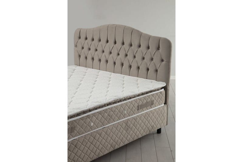 Subash Komplett Sängpaket 140x200 cm - Beige - Möbler - Säng - Komplett sängpaket