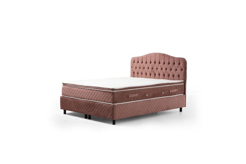 Subash Sängpaket Kontinentalsäng 150x200 cm - Rodnadsrosa - Möbler - Säng - Kontinentalsäng