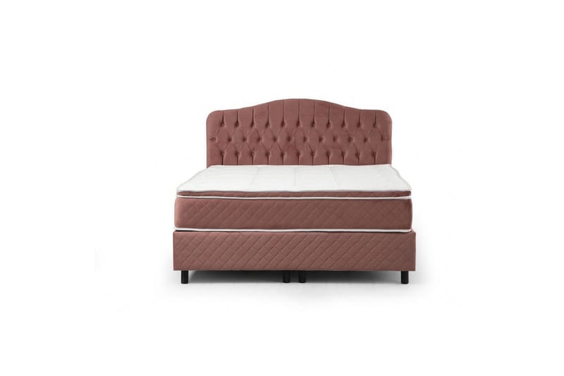Subash Sängpaket Kontinentalsäng 150x200 cm - Rodnadsrosa - Möbler - Säng - Kontinentalsäng