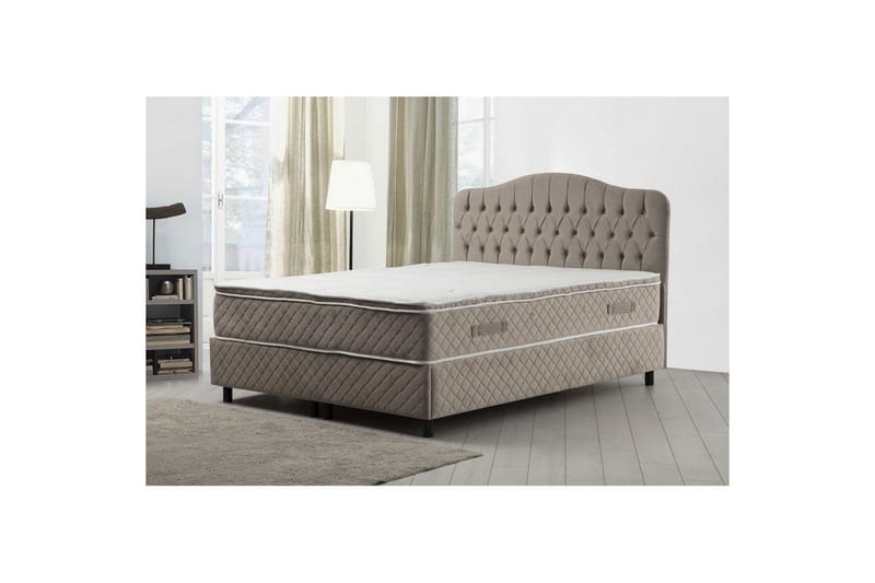 Subato Sängpaket Kontinentalsäng 150x200 cm - Beige - Möbler - Säng - Kontinentalsäng