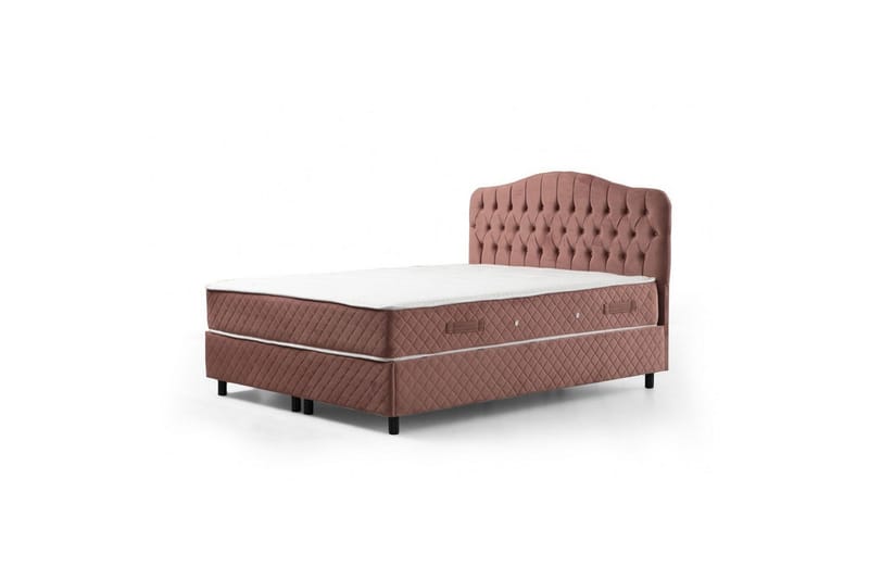 Subato Sängpaket Kontinentalsäng 150x200 cm - Rodnadsrosa - Möbler - Säng - Kontinentalsäng