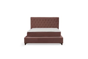 Subra Komplett Sängpaket 140x200 cm - Mörkröd - Möbler - Säng - Komplett sängpaket