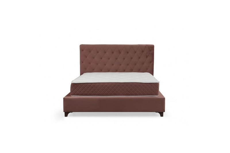 Subra Komplett Sängpaket 140x200 cm - Mörkröd - Möbler - Säng - Komplett sängpaket