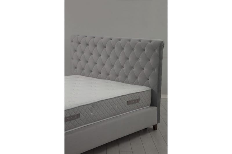 Subra Komplett Sängpaket 150x200 cm - Grå - Möbler - Säng - Komplett sängpaket