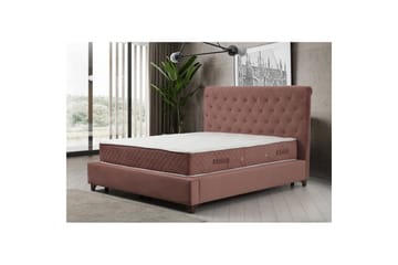 Subra Komplett Sängpaket 160x200 cm - Korallrosa - Möbler - Säng - Komplett sängpaket