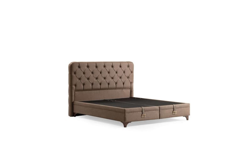 Subva Sängpaket Ramsäng 100x200 cm - Brun - Möbler - Säng - Ramsäng