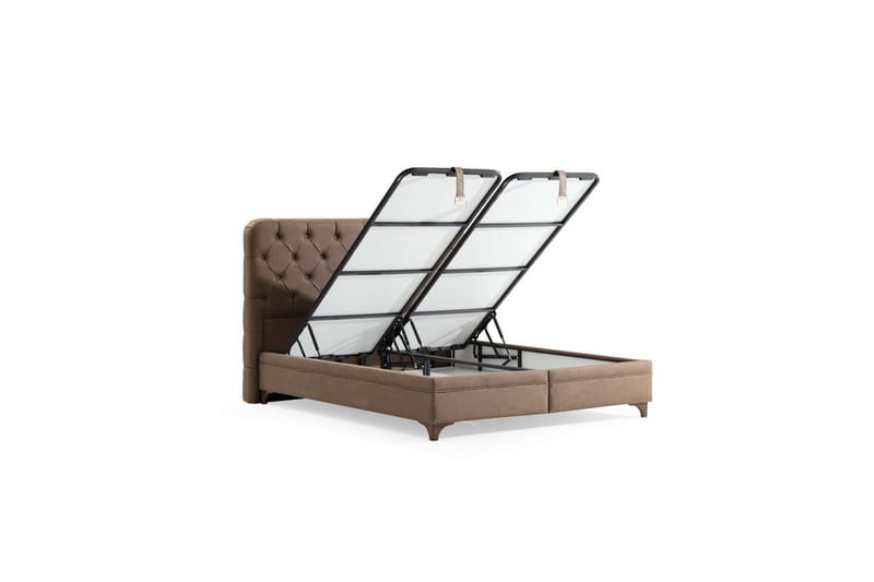 Subva Sängpaket Ramsäng 100x200 cm - Brun - Möbler - Säng - Ramsäng