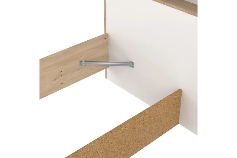 Sumita Sängram 140x190 cm - Natur/Vit - Möbler - Säng - Sängram & sängstomme