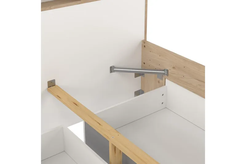 Sumita Sängram 140x190 cm - Natur/Vit - Möbler - Säng - Sängram & sängstomme