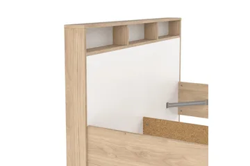 Sumita Sängram 140x190 cm - Natur/Vit - Möbler - Säng - Sängram & sängstomme