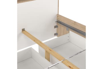 Sumita Sängram 140x200 cm - Natur/Vit - Möbler - Säng - Sängram & sängstomme