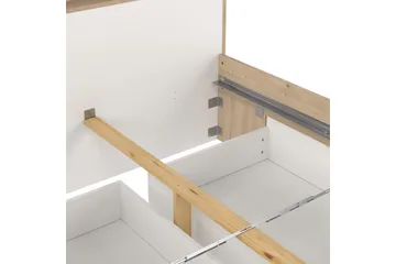 Sumita Sängram 140x200 cm - Natur/Vit - Möbler - Säng - Sängram & sängstomme