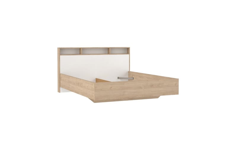 Sumita Sängram 160x200 cm - Natur/Vit - Möbler - Säng - Sängram & sängstomme