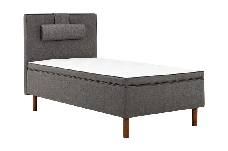 Sundborn Ramsäng 105x200 Medelfast Latex - Grå - Möbler - Säng - Enkelsäng