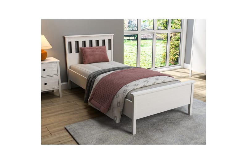 Sylven Sängram 90x190 cm - Natur/Vit - Möbler - Säng - Sängram & sängstomme