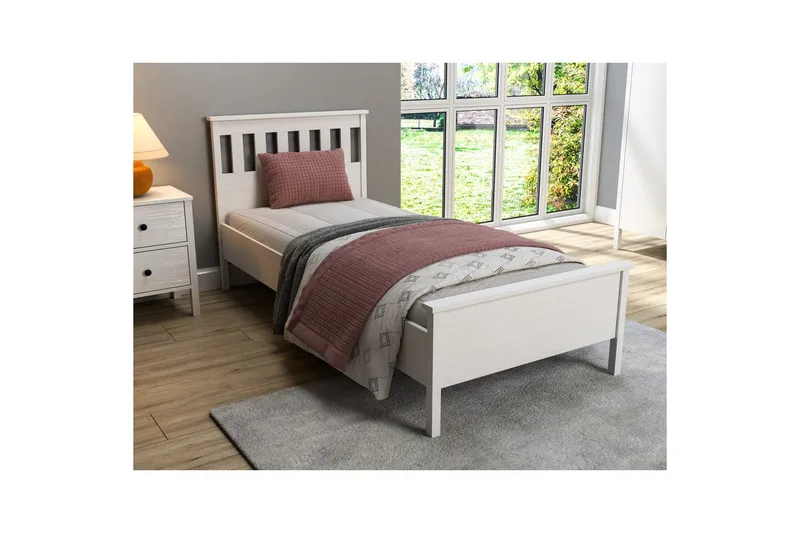 Sylven Sängram 90x190 cm - Natur/Vit - Möbler - Säng - Sängram & sängstomme