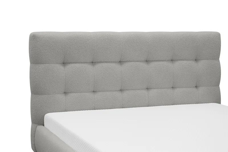 Teddy Komplett Sängpaket Sängram med Madrass 120x200 cm - Grå - Möbler - Säng - Ramsäng