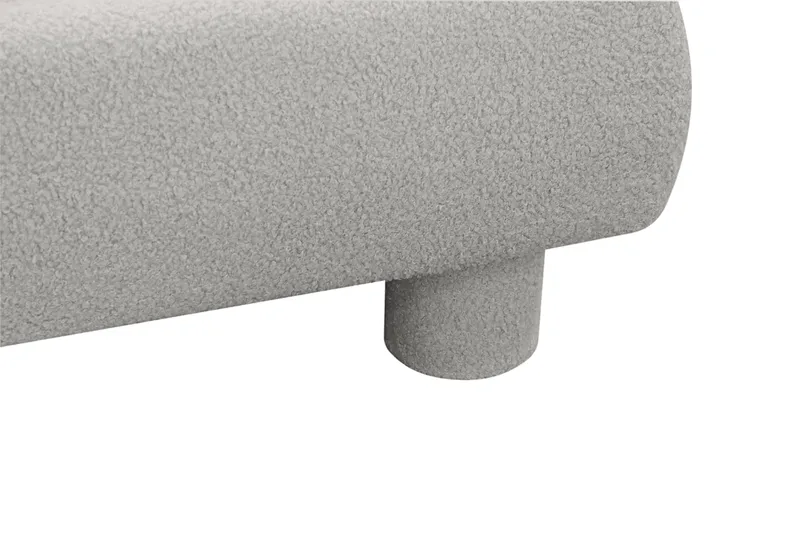 Teddy Komplett Sängpaket Sängram med Madrass 120x200 cm - Grå - Möbler - Säng - Ramsäng