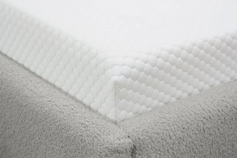 Teddy Komplett Sängpaket Sängram med Madrass 120x200 cm - Grå - Möbler - Säng - Ramsäng