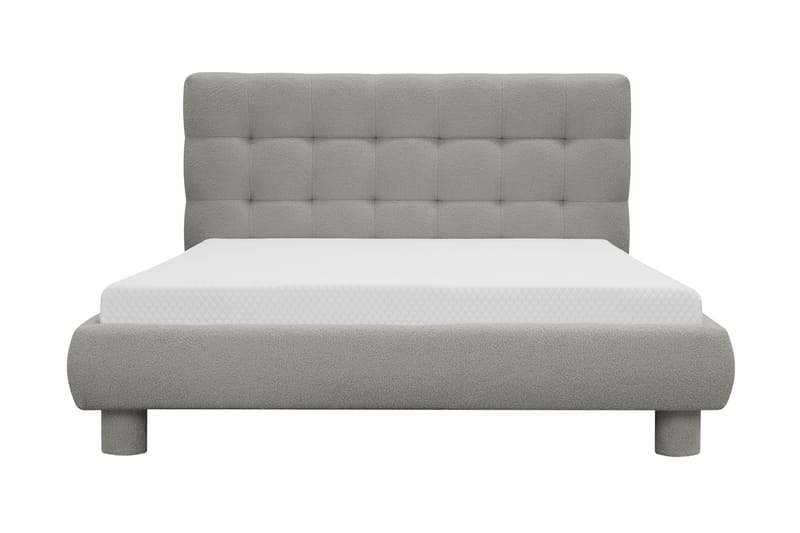 Teddy Komplett Sängpaket Sängram med Madrass 120x200 cm - Grå - Möbler - Säng - Ramsäng