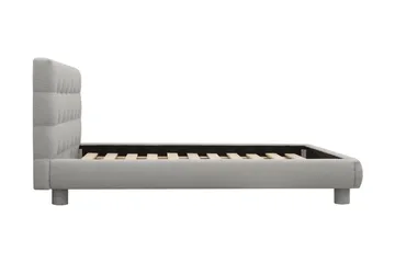 Teddy Komplett Sängpaket Sängram med Madrass 120x200 cm - Grå - Möbler - Säng - Ramsäng