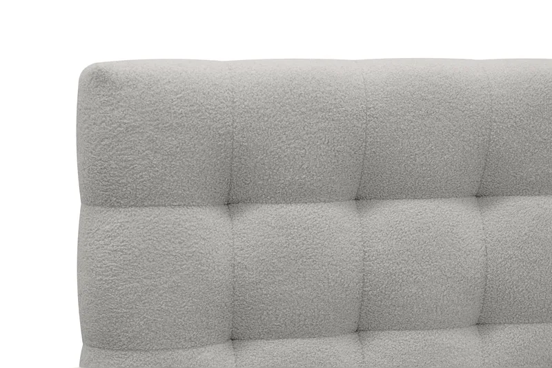 Teddy Komplett Sängpaket Sängram med Madrass 140x200 cm - Grå - Möbler - Säng - Dubbelsäng