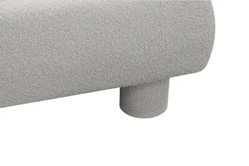 Teddy Komplett Sängpaket Sängram med Madrass 140x200 cm - Grå - Möbler - Säng - Dubbelsäng