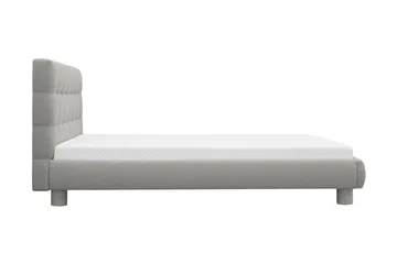 Teddy Komplett Sängpaket Sängram med Madrass 140x200 cm - Grå - Möbler - Säng - Dubbelsäng