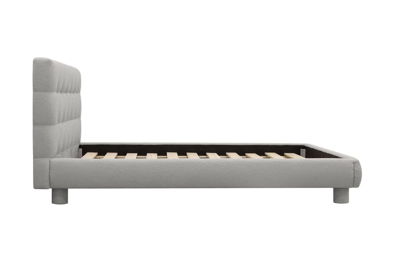 Teddy Komplett Sängpaket Sängram med Madrass 140x200 cm - Grå - Möbler - Säng - Ramsäng