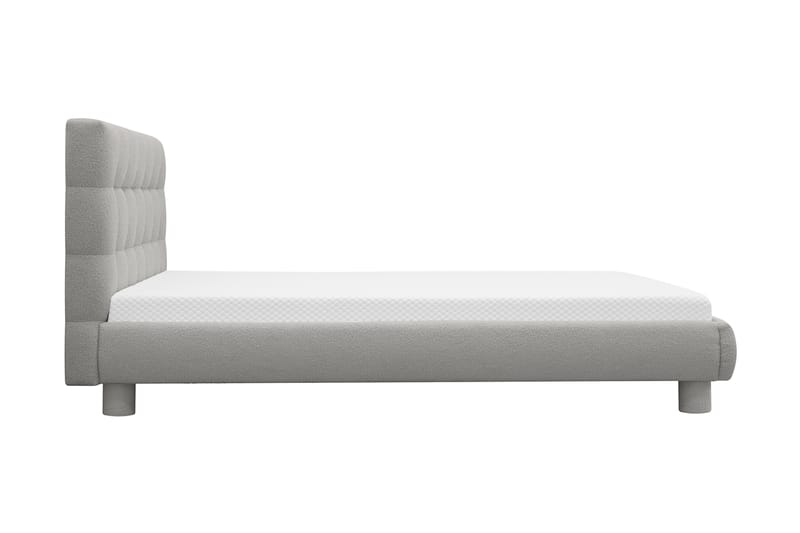 Teddy Komplett Sängpaket Sängram med Madrass 140x200 cm - Grå - Möbler - Säng - Ramsäng