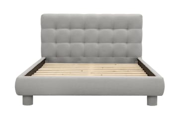 Teddy Komplett Sängpaket Sängram med Madrass 140x200 cm - Grå - Möbler - Säng - Ramsäng
