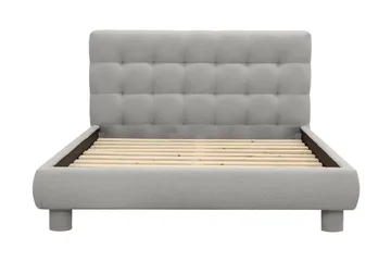 Teddy Komplett Sängpaket Sängram med Madrass 140x200 cm - Grå - Möbler - Säng - Dubbelsäng