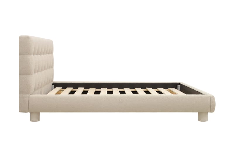 Teddy Komplett Sängpaket Sängram med Madrass 160x200 cm - Beige - Möbler - Säng - Ramsäng