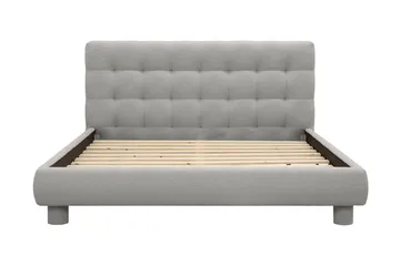 Teddy Komplett Sängpaket Sängram med Madrass 160x200 cm - Grå - Möbler - Säng - Ramsäng