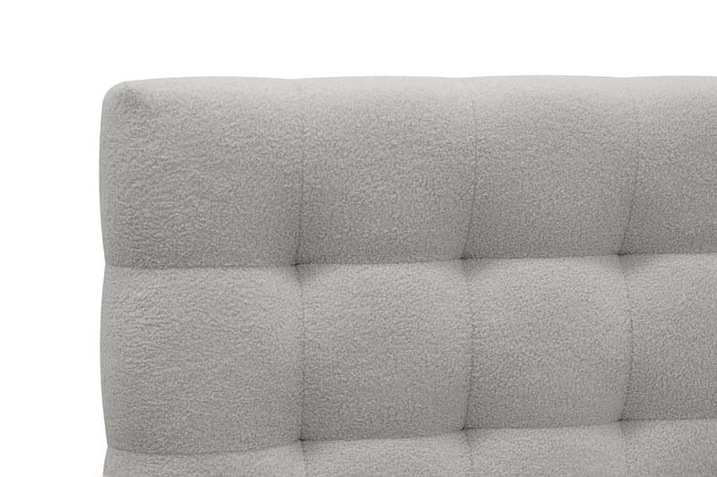 Teddy Komplett Sängpaket Sängram med Madrass 160x200 cm - Grå - Möbler - Säng - Ramsäng