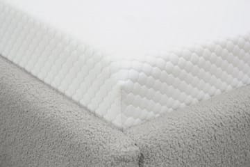 Teddy Komplett Sängpaket Sängram med Madrass 160x200 cm - Grå - Möbler - Säng - Ramsäng