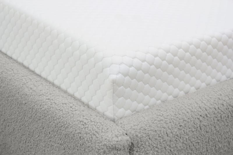 Teddy Komplett Sängpaket Sängram med Madrass 160x200 cm - Grå - Möbler - Säng - Ramsäng