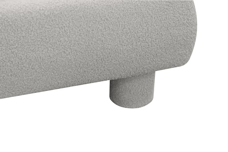 Teddy Komplett Sängpaket Sängram med Madrass 160x200 cm - Grå - Möbler - Säng - Ramsäng