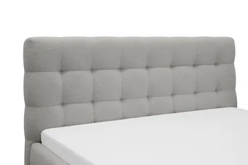 Teddy Komplett Sängpaket Sängram med Madrass 160x200 cm - Grå - Möbler - Säng - Ramsäng