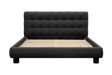 Teddy Komplett Sängpaket Sängram med Madrass 160x200 cm - Svart - Möbler - Säng - Dubbelsäng