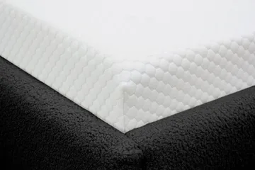 Teddy Komplett Sängpaket Sängram med Madrass 160x200 cm - Svart - Möbler - Säng - Dubbelsäng