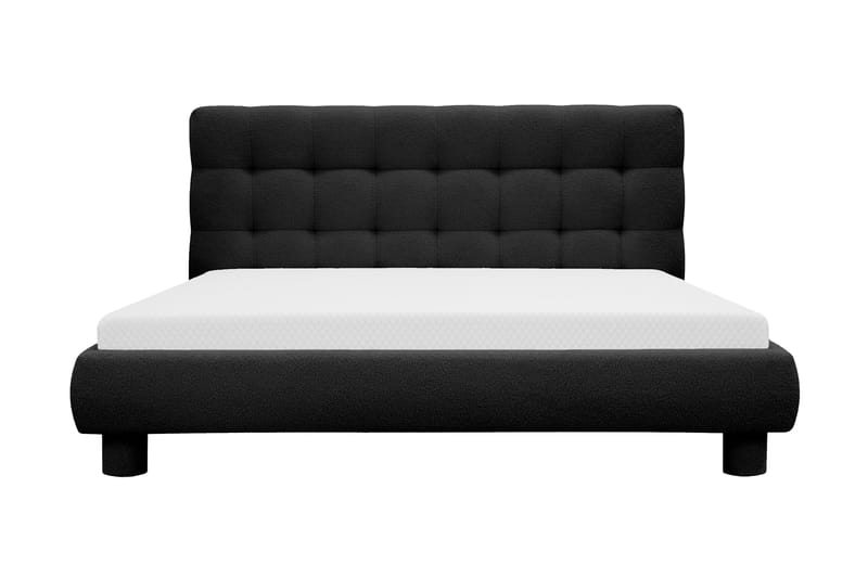 Teddy Komplett Sängpaket Sängram med Madrass 160x200 cm - Svart - Möbler - Säng - Ramsäng