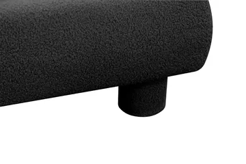 Teddy Komplett Sängpaket Sängram med Madrass 160x200 cm - Svart - Möbler - Säng - Dubbelsäng