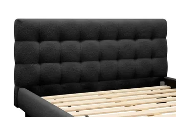 Teddy Komplett Sängpaket Sängram med Madrass 160x200 cm - Svart - Möbler - Säng - Dubbelsäng