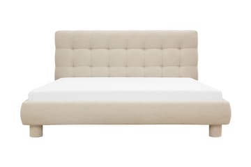 Teddy Komplett Sängpaket Sängram med Madrass 180x200 cm - Beige - Möbler - Säng - Ramsäng